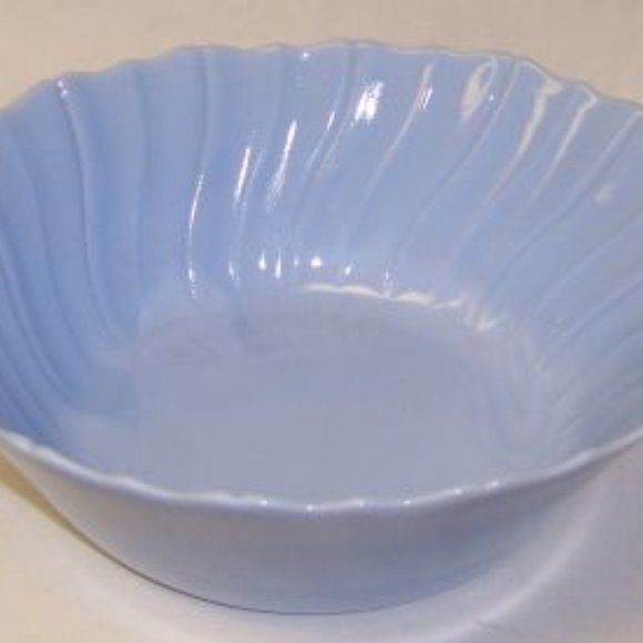 Glass Dining Delphite Blue Depression Glass